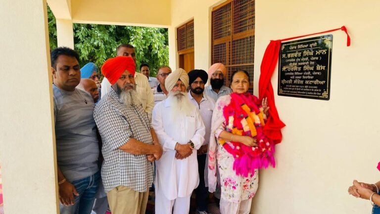 ਵਿਧਾਇਕਾ ਸੰਤੋਸ਼ ਕਟਾਰੀਆ ਵਲੋਂ 4 ਸਕੂਲਾਂ ’ਚ.   22.00ਲੱਖ ਰੁਪਏ ਦੀ ਲਾਗਤ ਵਾਲੇ ਵੱਖ ਵੱਖ ਵਿਕਾਸ ਕਾਰਜਾਂ ਦਾ ਕੀਤੇ ਉਦਘਾਟਨ 