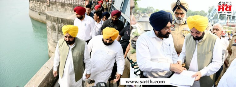 ਮੁੱਖ ਮੰਤਰੀ ਭਗਵੰਤ ਸਿੰਘ ਮਾਨ ਨੰਗਲ ਡੈਮ ਪਹੁੰਚੇ-ਪੰਜਾਬ ਦੇ ਪਾਣੀਆਂ ਦੀ ਇਕ ਵੀ ਬੂੰਦ ਕਿਸੇ ਹੋਰ ਨੂੰ ਚੋਰੀ ਨਹੀਂ ਕਰਨ ਦੇਵਾਂਗਾ