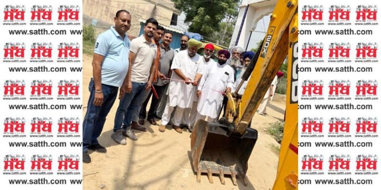 ਗਾਜ਼ੀਪੁਰ ਵਿਖੇ ਸੀਵਰੇਜ ਦਾ ਕੰਮ ਦੀ ਹੋਈ ਸ਼ੁਰੂਆਤ, ਕੀਤਾ ਗਿਆ ਉਦਘਾਟਨ