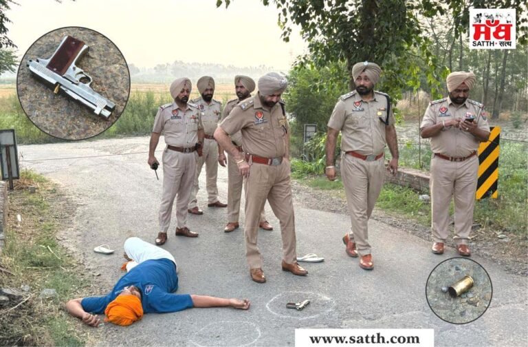 ਪੁਲਿਸ ਪ੍ਰਸ਼ਾਸਨ ਤੇ ਗੈਗਸਟਰ ਵਿਚਾਲੇ ਤੜਕਸਾਰ ਹੋਏ ਮੁਕਾਬਲੇ ‘ਚ ਗੈਗਸਟਰ ਜ਼ਖ਼ਮੀ