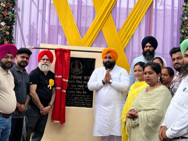 ਮੁੱਖ ਮੰਤਰੀ ਭਗਵੰਤ ਮਾਨ ਦੀ ਸੋਚ ਤੇ ਸਿੱਖਿਆ ਮੰਤਰੀ ਹਰਜੋਤ ਬੈਂਸ ਦੇ ਯਤਨਾ ਨਾਲ ਸਿੱਖਿਆ ਕ੍ਰਾਂਤੀ ਨੇ ਬਦਲੀ ਸਰਕਾਰੀ ਸਕੂਲਾਂ ਦੀ ਨੁਹਾਰ- ਜੈ ਕਿਸ਼ਨ ਰੋੜੀ 