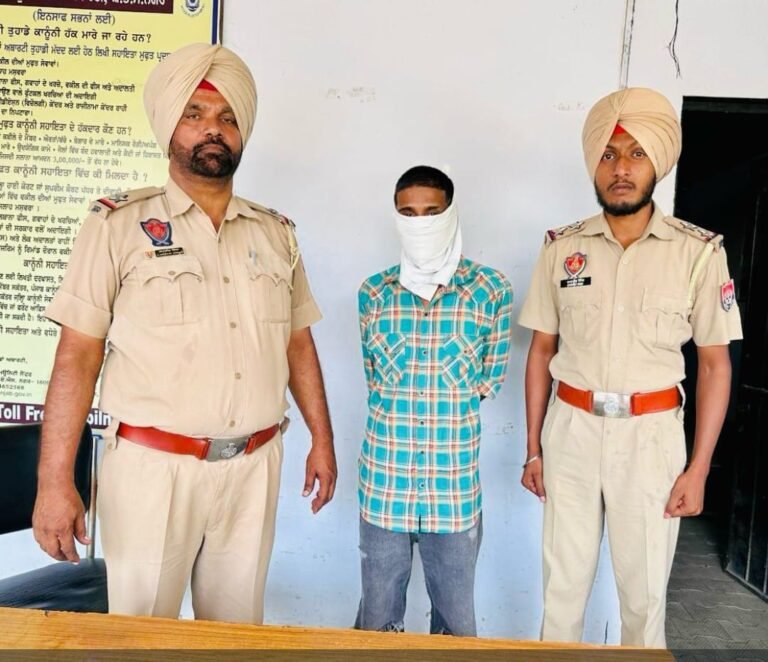 7 ਗ੍ਰਾਮ ਹੈਰੋਇਨ ਸਮੇਤ ਇਕ ਕਾਬੂ