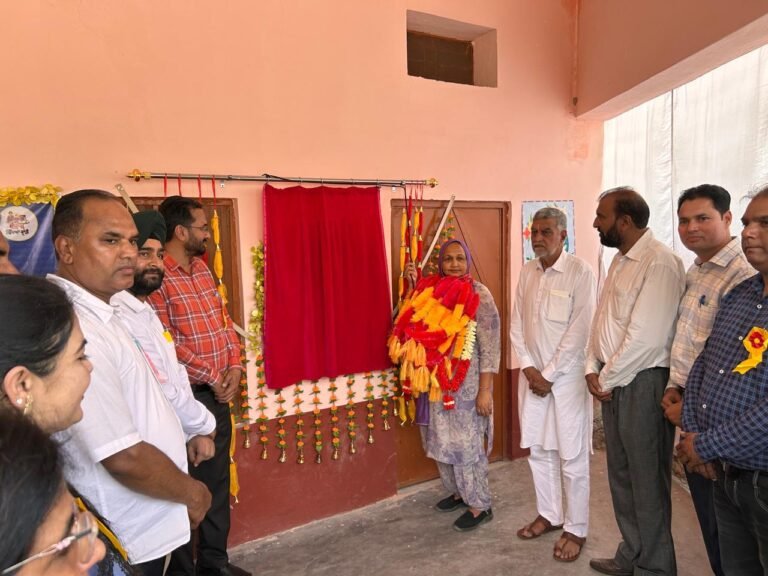 ਸਰਕਾਰੀ ਸਕੂਲ ਰੱਤੇਵਾਲ ਚ ਪੰਜਾਬ ਸਿੱਖਿਆ ਕ੍ਰਾਂਤੀ ਸਕੀਮ ਤਹਿਤ ਵਿਧਾਇਕਾਂ ਕਟਾਰੀਆ ਨੇ ਕੀਤਾ ਉਦਘਾਟਨ