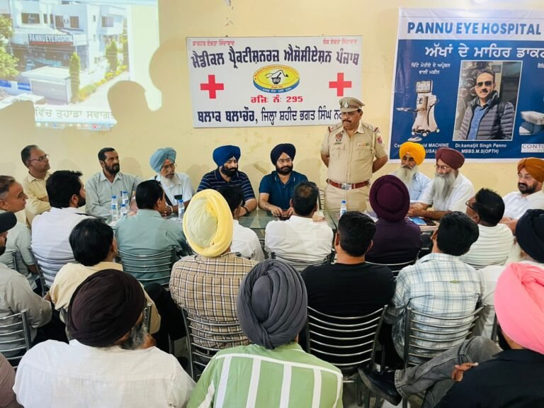 ਮੈਡੀਕਲ ਪ੍ਰੈਕਟੀਸ਼ਨਰ ਨੇ ‘ਯੁੱਧ ਨਸ਼ਿਆਂ ਵਿਰੁੱਧ, ਕਰਾਇਆ ਸੈਮੀਨਾਰ:-ਐਸ ਐਚ ਓ ਸਦਰ ਰਜੇਸ਼ਵਿੰਦਰ ਸਿੰਘ