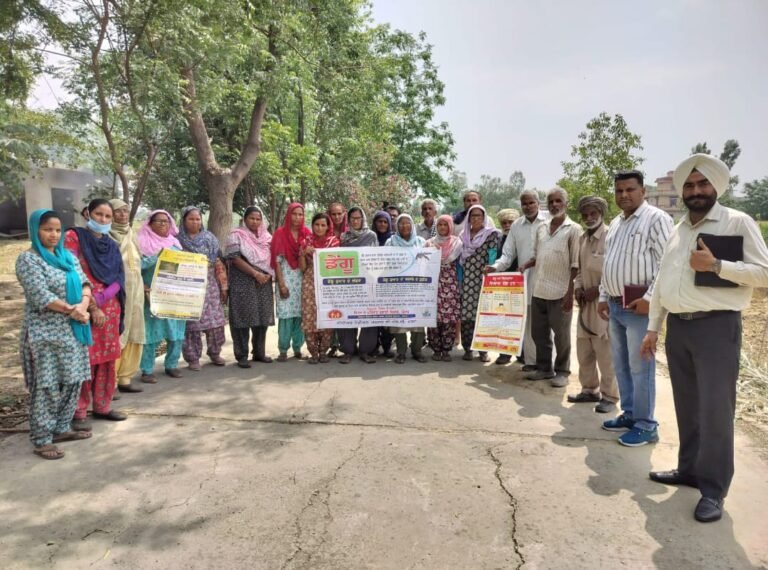 ਸੈਕਟਰ ਸਾਹਿਬਾ ਦੇ ਅਧੀਨ ਸਬ ਸੈਂਟਰ ਕੌਲਗੜ੍ਹ ਵਿੱਖੇ ਨੈਸ਼ਨਲ ਡੇਂਗੂ ਦਿਵਸ ਮਨਾਇਆ ਗਿਆ