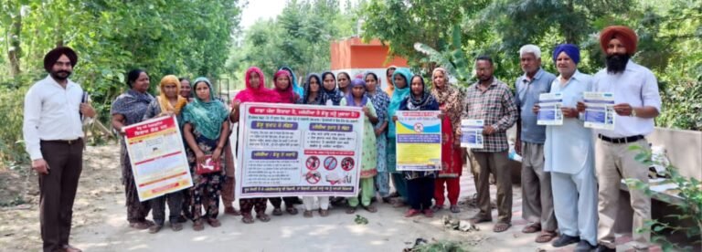 ਐਂਟੀ ਡੇਂਗੂ ਕੈਂਪੇਨ ਤਹਿਤ ਹਰੇਕ ਸ਼ੁੱਕਰਵਾਰ ਡੇਂਗੂ ਤੇ ਵਾਰ ਹੈਲਥ ਇੰਸਪੈਕਟਰ ਗੁਰਿੰਦਰ ਸਿੰਘ 