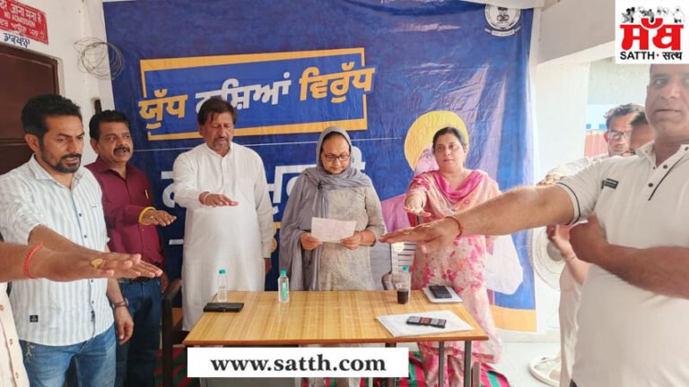 ਸਾਂਝੇ ਯਤਨਾਂ ਨਾਲ ਨਸ਼ਿਆਂ ਦਾ ਖਾਤਮਾ ਸੰਭਵ: ਵਿਧਾਇਕ ਸੰਤੋਸ਼ ਕਟਾਰੀਆ 