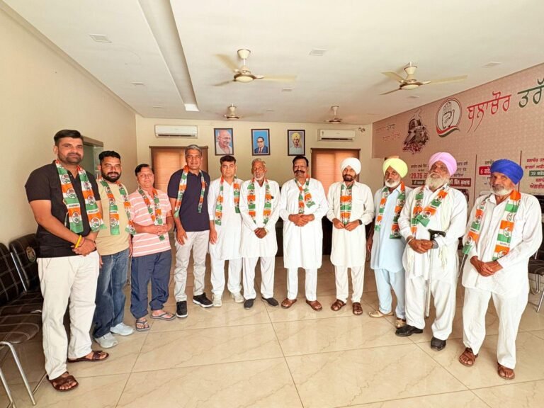 ਅਜੇ ਮੰਗਪੁਰ ਜ਼ਿਲ੍ਹਾ ਪ੍ਰਧਾਨ ਦੀ ਅਗਵਾਈ ਹੇਠ ਹਲਕਾ ਬਲਾਚੌਰ ਵਿਖੇ ਮਿਲੀ ਕਾਂਗਰਸ ਪਾਰਟੀ ਨੂੰ ਵਧੇਰੇ ਮਜਬੂਤੀ