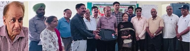 ਸਮਾਜ ਵਿੱਚੋਂ ਨਸ਼ਿਆਂ ਦੇ ਖਾਤਮੇ ਲਈ ਸੁਹਿਰਦਤਾ ਨਾਲ ਸਾਂਝੇ ਯਤਨ ਕਰਨ ਦੀ ਜਰੂਰਤ- ਡਾ ਸੁਨੀਲ ਪਾਠਕ