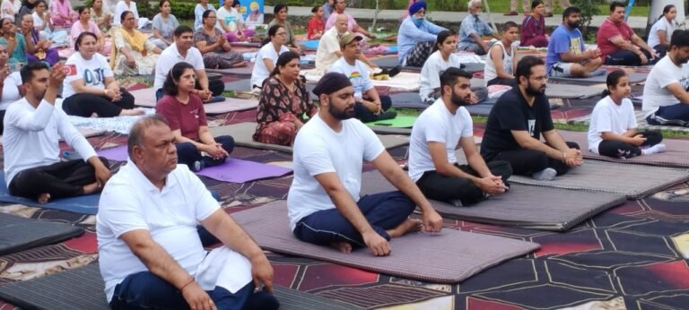 ਡਿਪਟੀ ਕਮਿਸ਼ਨਰ ਵਲੋਂ ਸਿਹਤਮੰਦ ਰਹਿਣ ਲਈ ਯੋਗ ਅਪਣਾਉਣ ਦਾ ਸੱਦਾ