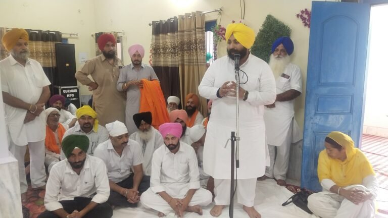 ਬਰੋਟਾ ਸਾਹਿਬ ਦੇ ਸਲਾਨਾ ਸਮਾਗਮ ਵਿੱਚ ਸਾਮਿਲ ਹੋਏ ਕੈਬਨਿਟ ਮੰਤਰੀ ਹਰਜੋਤ ਬੈਂਸ