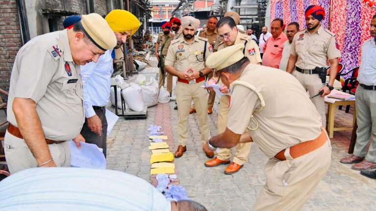 ਜਿਲ੍ਹਾ ਪੁਲਿਸ ਵਲੋਂ ਐਨ.ਡੀ.ਪੀ.ਐਸ ਐਕਟ ਵਿੱਚ ਬਰਾਮਦ ਕੀਤੇ ਨਸ਼ੀਲੇ ਪਦਾਰਥਾ ਨੂੰ ਨਿਜੀ ਫੈਕਟਰੀ ਵਿਚ ਨਸ਼ਟ ਕੀਤਾ ਗਿਆ