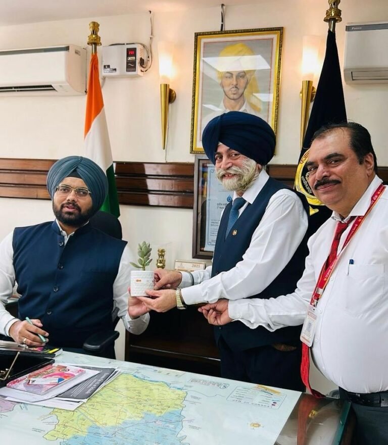 ਪੰਜਾਬ ਨੈਸ਼ਨਲ ਬੈਂਕ ਸਰਕਲ ਕਪੂਰਥਲਾ ਦੇ ਸਰਕਲ ਇੰਚਾਰਜ ਨੇ ਡਿਪਟੀ ਕਮਿਸ਼ਨਰ ਨਵਾਂਸ਼ਹਿਰ ਨਾਲ ਕੀਤੀ ਮੁਲਾਕਾਤ 