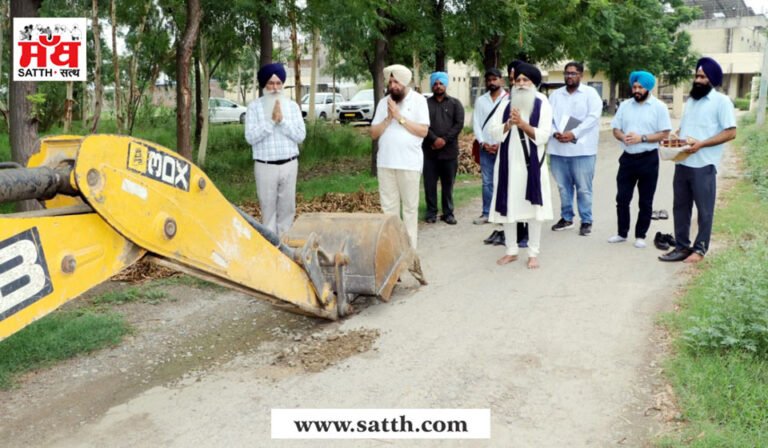 ਪੰਜਾਬ ਮੰਡੀ ਬੋਰਡ ਵੱਲੋਂ ਢਾਹਾਂ ਕਲੇਰਾਂ ਵਿਖੇ 40 ਲੱਖ ਰੁਪਏ ਦੀ ਲਾਗਤ ਨਾਲ ਬਣਨ ਵਾਲੀ ਲਿੰਕ ਸੜਕ ਦੇ ਨਿਰਮਾਣ ਦੀ ਆਰੰਭਤਾ