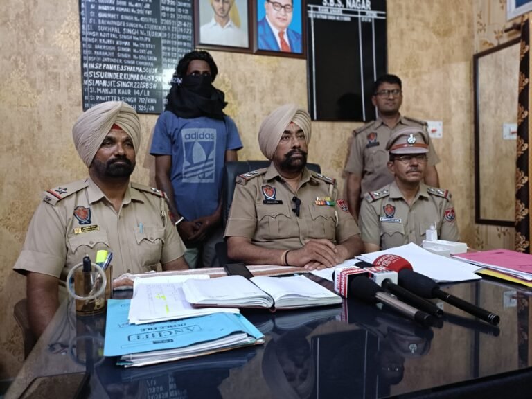 ਥਾਣਾ ਸਿਟੀ ਬਲਾਚੌਰ ਦੀ ਪੁਲਿਸ ਨੇ 70 ਨਸ਼ੀਲੀਆਂ ਗੋਲੀਆਂ ਸਮੇਤ ਇੱਕ ਕਾਬੂ ਕੀਤਾ