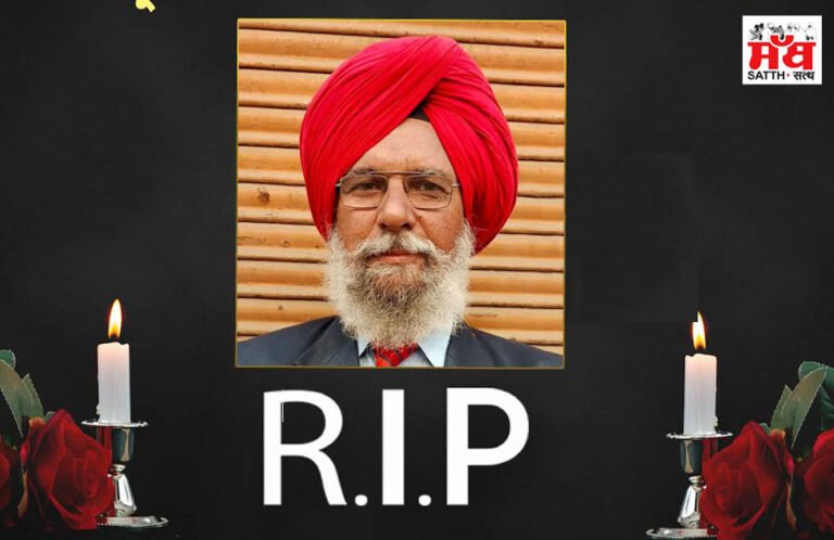 ਕੈਂਸਰ ਨਾਲ ਜੂਝ ਰਹੇ ਤਰਨਤਾਰਨ ਤੋਂ ‘ਆਪ’ ਵਿਧਾਇਕ ਡਾ: ਕਸ਼ਮੀਰ ਸਿੰਘ ਸੋਹਲ ਦਾ ਦੇਹਾਂਤ