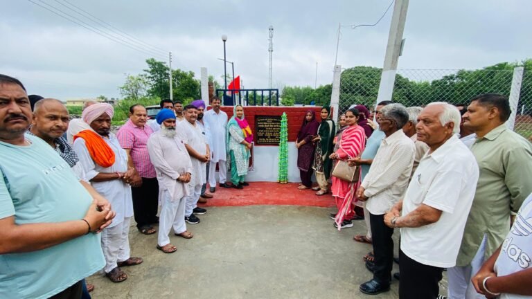 ਪਿੰਡ ਚਣਕੋਆ ਵਿਖੇ ਵਿਧਾਇਕਾ ਸੰਤੋਸ਼ ਕਟਾਰੀਆ ਨੇ ਵੱਖ-ਵੱਖ ਵਿਕਾਸ ਕਾਰਜਾਂ ਦਾ ਉਦਘਾਟਨ ਕੀਤਾ