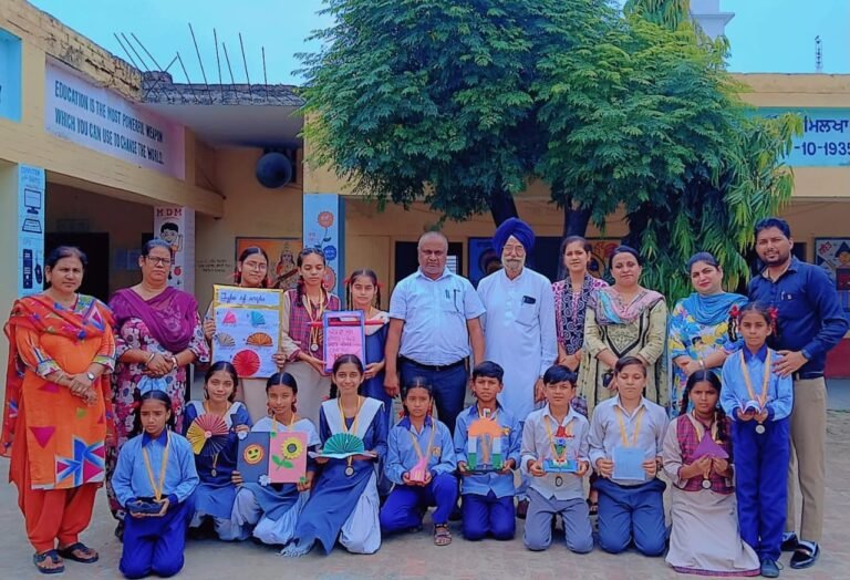 ਭੀਣ ਸਕੂਲ ਵਿਖੇ ਲਗਾਈ ਗਈ ਵੈਦਿਕ ਗਣਿਤ  ਦੇ ਮਾਡਲਾਂ ਦੀ ਪ੍ਰਦਰਸ਼ਨੀ