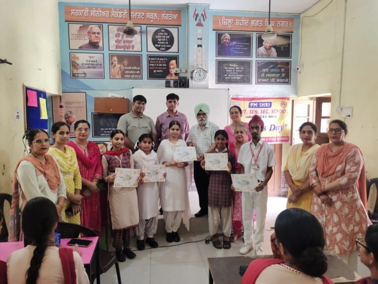 ਵਣ ਵਿਭਾਗ ਹਿਮਾਚਲ ਦੇ ਡਾਇਰੈਕਟਰ ਜਨਰਲ ਤੇ ਉਘੇ ਵਿਗਿਆਨੀ ਹੋਏ ਲੰਗੜੋਆ ਸਕੂਲ ਦੇ ਬੱਚਿਆਂ ਨਾਲ ਰੂਬਰੂ 