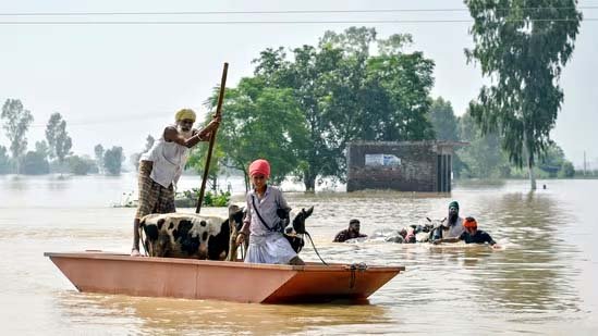 ਪੰਜਾਬ ਹੜ੍ਹਾਂ ਵਿਚ ਹੁਣ ਤੱਕ 1,018 ਪਿੰਡ ਪ੍ਰਭਾਵਿਤ, ਰਾਹਤ ਅਤੇ ਬਚਾਅ ਕਾਰਜ ਜਾਰੀ