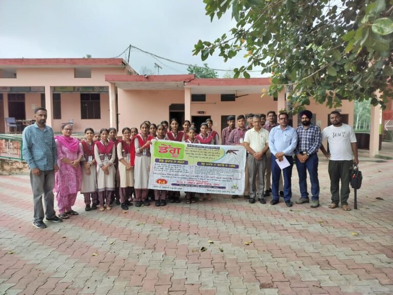 ਹਰੇਕ ਸ਼ੁਕਰਵਾਰ ਡੇਗੂ ਤੇ ਵਾਰ ਮੁਹਿੰਮ ਤਹਿਤ ਐਕਟੀਵੀਟੀ ਕੀਤੀ