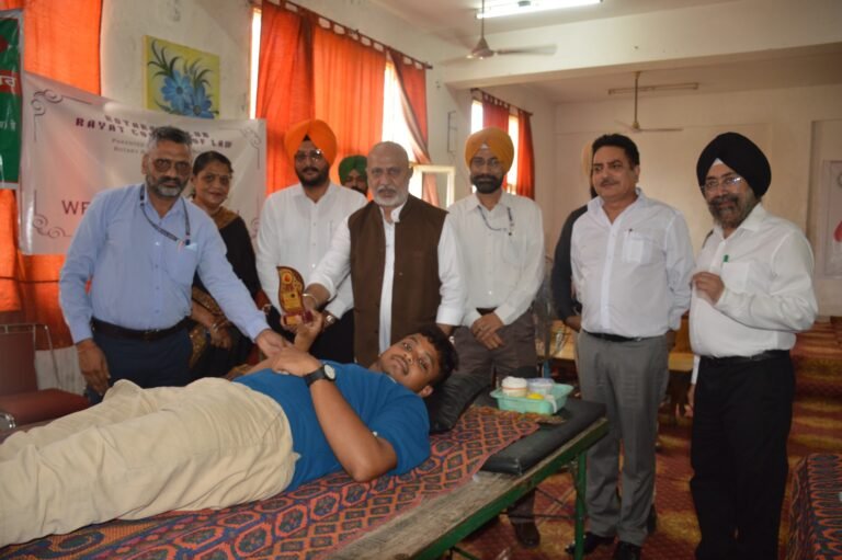 ਰਿਆਤ ਕਾਲਜ ਆਫ਼ ਲਾਅ ਦੀ ਐਨਐਸਐਸ ਯੂਨਿਟ ਨੇ ਖੂਨਦਾਨ ਕੈਂਪ ਦਾ ਆਯੋਜਨ ਕੀਤਾ।