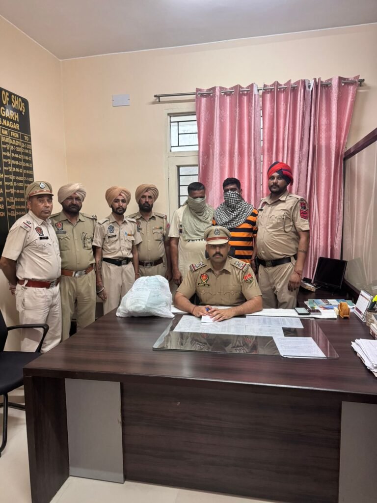 ਕਾਠਗੜ੍ਹ ਪੁਲਿਸ ਨੇ 5 ਕਿਲੋ ਭੁੱਕੀ ਅਤੇ ਕਾਰ ਸਮੇਤ 2 ਦਬੋਚੇ
