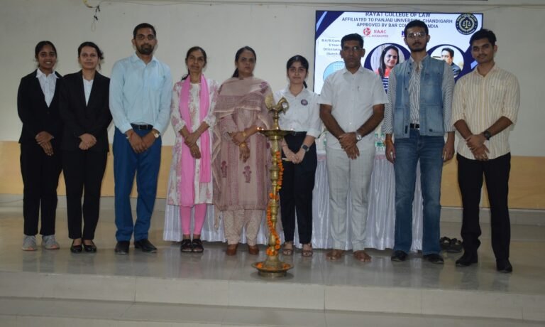 ਰਿਆਤ ਕਾਲਜ ਆਫ਼ ਲਾਅ ਦੇ ਨਵੇਂ ਦਾਖਲ ਹੋਏ ਵਿਦਿਆਰਥੀਆਂ ਲਈ ਓਰੀਐਂਟੇਸ਼ਨ ਪ੍ਰੋਗਰਾਮ