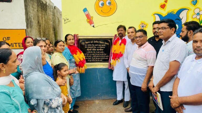 ਸੰਤੋਸ਼ ਕਟਾਰੀਆ ਵਿਧਾਇਕ ਨੇ ਆਸਰੋਂ ਵਿਖੇ ਕੀਤਾ ਆਂਗਣਵਾੜੀ ਸੈਂਟਰ ਦਾ ਉਦਘਾਟਨ…. 