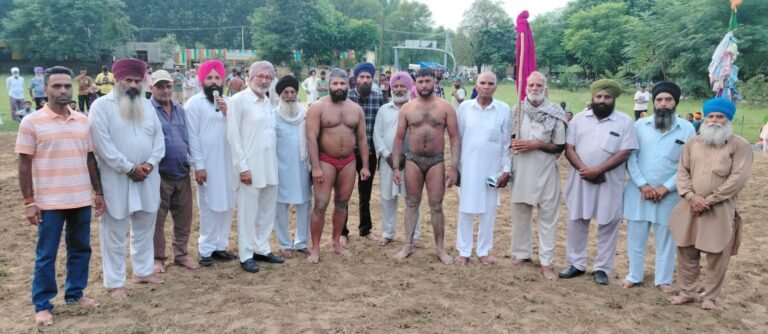 ਗਹੂੰਣ ਵਿਖੇ ਕਰਵਾਇਆ ਗਿਆ ਪੁਰਾਤਨ ਛਿੰਜ ਮੇਲਾ 