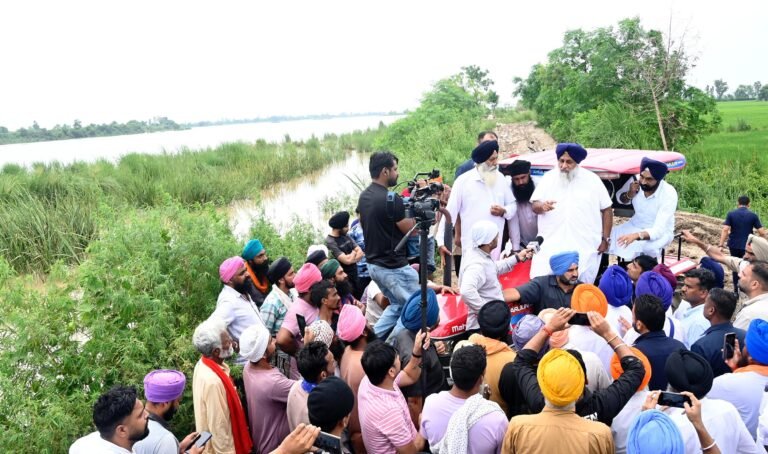 ਪੰਜਾਬ ’ਚ ਆਉਂਦੇ ਸਾਲਾਨਾ ਹੜ੍ਹਾਂ ਦੌਰਾਨ ਰਾਹਤ ਦੇਣ ਵਾਸਤੇ ਕੇਂਦਰ ਵਿੱਤੀ ਪੈਕੇਜ ਪ੍ਰਦਾਨ ਕਰੇ: ਸੁਖਬੀਰ ਸਿੰਘ ਬਾਦਲ