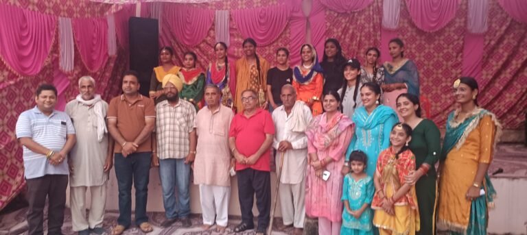 ਕਾਠਗੜ੍ਹ ਦੀ ਪੰਚਾਇਤ ਦੇ ਸਹਿਯੋਗ ਨਾਲ  ਤੀਆਂ ਦਾ ਤਿਉਹਾਰ ਬੜੀ ਹੀ ਧੂਮਧਾਮ ਮਨਾਇਆ ਗਿਆ