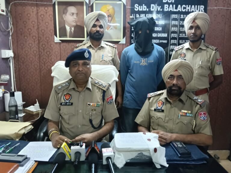 ਬਲਾਚੌਰ ਦਾਣਾ ਮੰਡੀ ਵਿਚ ਹੋਏ  ਗੋਲੀ ਕਾਂਡ ਦਾ ਦੂਜਾ ਦੋਸ਼ੀ ਦੇਸੀ ਪਿਸਟਲ ਸਮੇਤ ਪੁਲਿਸ ਨੇ ਕੀਤਾ ਕਾਬੂ  