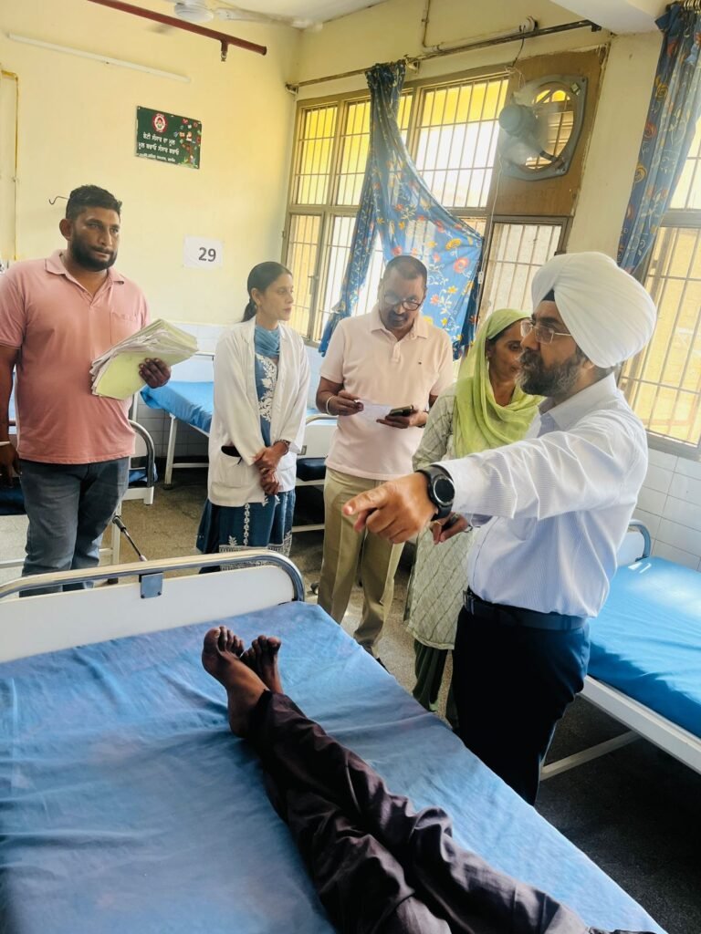 ਸਿਹਤ ਵਿਭਾਗ ਲੋਕਾਂ ਨੂੰ ਬਿਹਤਰ ਸਿਹਤ ਸਹੂਲਤਾਂ ਮੁਹੱਈਆ ਕਰਵਾਉਣ ਲਈ ਵਚਨਬੱਧ : ਡਾ. ਹਰਪ੍ਰੀਤ ਸਿੰਘ 