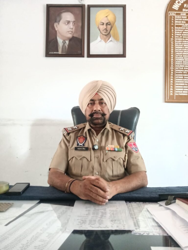 ਥਾਣਾ ਪੋਜੇਵਾਲ ਦਾ ਸਬ ਇੰਸਪੈਕਟਰ ਸਤਨਾਮ ਸਿੰਘ ਨੇ ਚਾਰਜ ਸੰਭਾਲਿਆ 