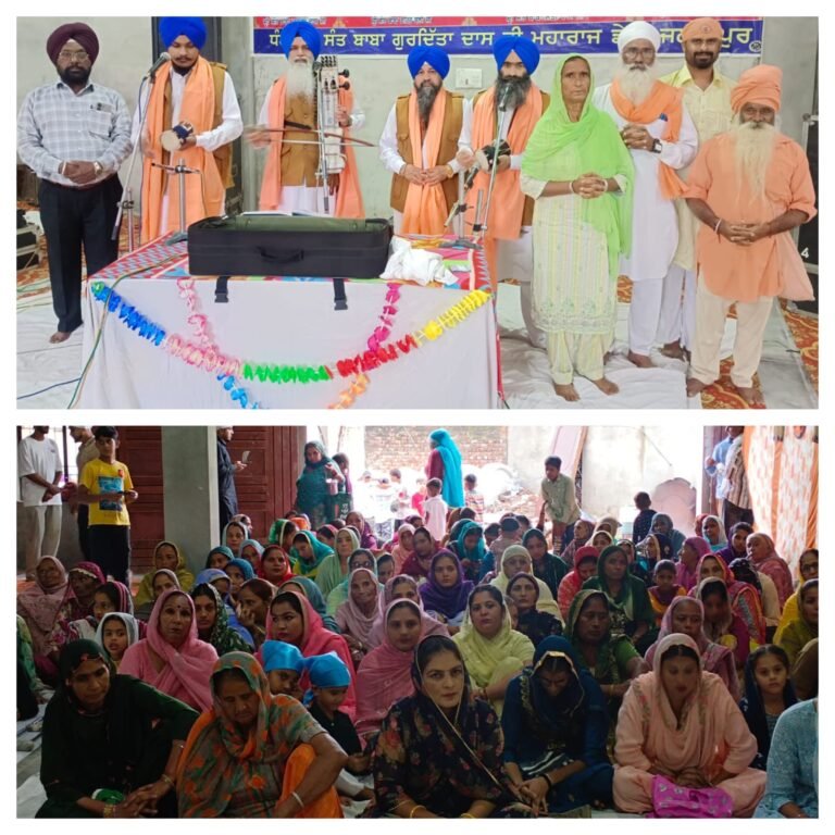 ਸੰਤ ਬਾਬਾ ਗੁਰਦਿੱਤਾ ਦਾਸ ਜੀ ਦੇ ਅਸਥਾਨ ਤੇ ਸਲਾਨਾਂ ਜੋੜ ਮੇਲਾ ਕਰਵਾਇਆ ਅਤੇ ਸ਼੍ਰੀ ਸੁਖਮਨੀ ਸਾਹਿਬ ਜੀ ਦੇ ਪਾਠ ਕਰਵਾਏ