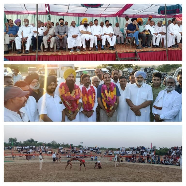 ਨਿੱਘੀ ਦੇ ਛਿੰਝ ਮੇਲੇ ‘ਚ ਚੋਟੀ ਦੇ ਪਹਿਲਵਾਨਾਂ ਨੇ ਦਿਖਾਏ ਤਾਕਤ ਦੇ ਜੌਹਰ