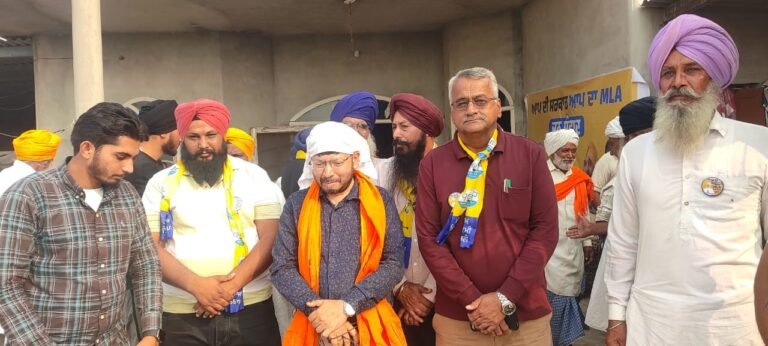 ਡਾਕਟਰ ਰਵਜੋਤ ਕੈਬਨਿਟ ਮੰਤਰੀ ਅਤੇ ਚੇਅਰਮੈਨ ਸਤਨਾਮ ਜਲਾਲਪੁਰ ਵਲੋਂ ਤਰਨਤਾਰਨ ਦੀ ਜ਼ਿਮਨੀ ਚੋਣ ਵਿੱਚ ਪੂਰੀ ਸਰਗਰਮੀ ਨਾਲ ਕੀਤਾ ਚੋਣ ਪ੍ਰਚਾਰ