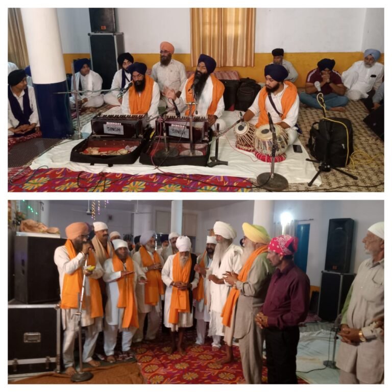 ਸ੍ਰੀ ਗੁਰੂ ਤੇਗ ਬਹਾਦਰ ਜੀ ਦਾ 350 ਸਾਲਾ ਸ਼ਹੀਦੀ ਦਿਹਾੜਾ-ਪਿੰਡ ਚੱਕ ਗੁਰੂ ‘ਚ ਕਰਵਾਇਆ ਕੀਰਤਨ ਦਰਬਾਰ