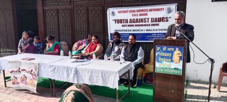 ਯੂਥ ਅਗੇਂਸਟ ਡਰੱਗਜ਼ ਮੁਹਿੰਮ ਤਹਿਤ ਆਮ ਲੋਕਾਂ ਅਤੇ ਨੌਜਵਾਨਾਂ ਨੂੰ ਨਸ਼ਿਆ ਤੋ ਦੂਰ ਰਹਿਣ ਬਾਰੇ ਕਰਵਾਇਆ ਜਾਗਰੂਕਤਾ ਸੈਮੀਨਾਰ 