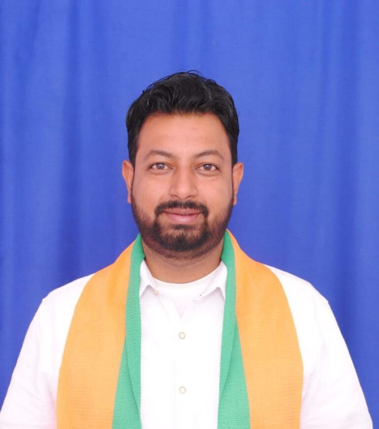 ਪੰਕਜ ਕੁਮਾਰ ਭਾਰਤੀ ਜਨਤਾ ਪਾਰਟੀ ਦੇ ਜ਼ਿਲ੍ਹਾ ਯੂਥ ਪ੍ਰਧਾਨ ਨਿਯੁਕਤ